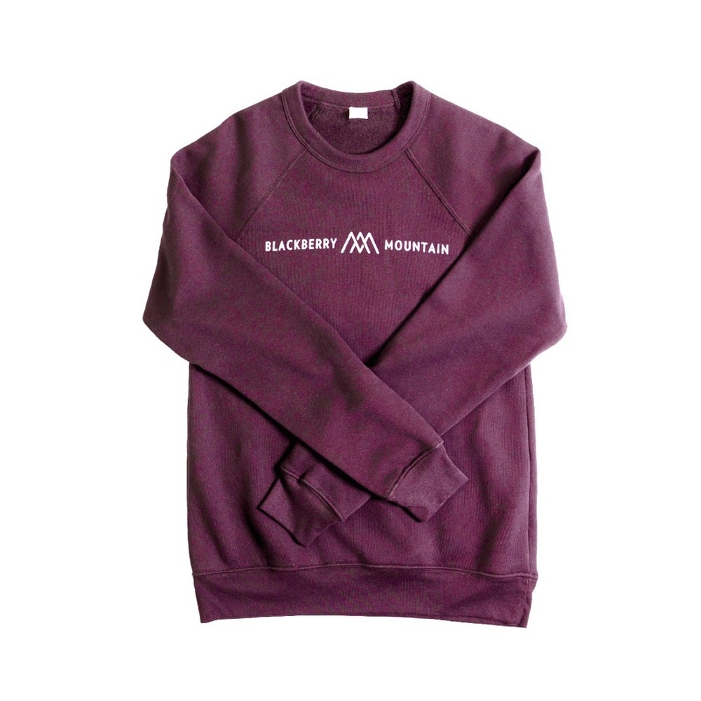 BLACKBERRY FARM SHOP Mountain Sweatshirt, garnet